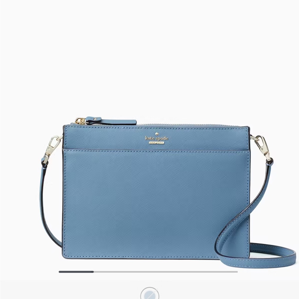 Kate Spade Blue Leather Cameron Street Crossbody Bag